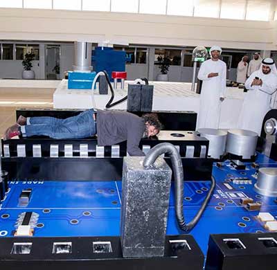 Hamdan Foundation hosts first Arduion CTC Workshop and displays the World’s Largest Arduino Board on its campus