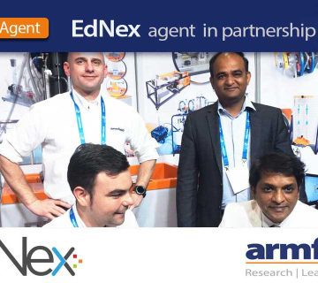 Armfield partners with EdNex 9 Visual press release related to robotics learning courses