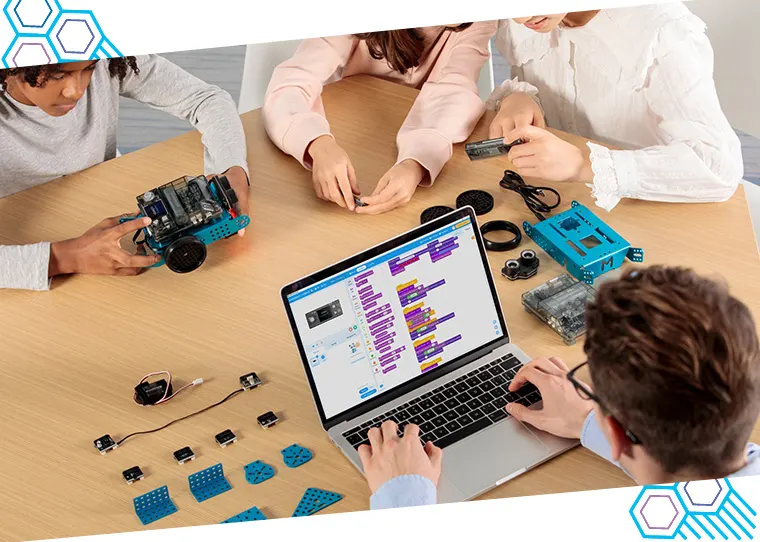Contemporary robotics lab design by EdNex for educational institutions