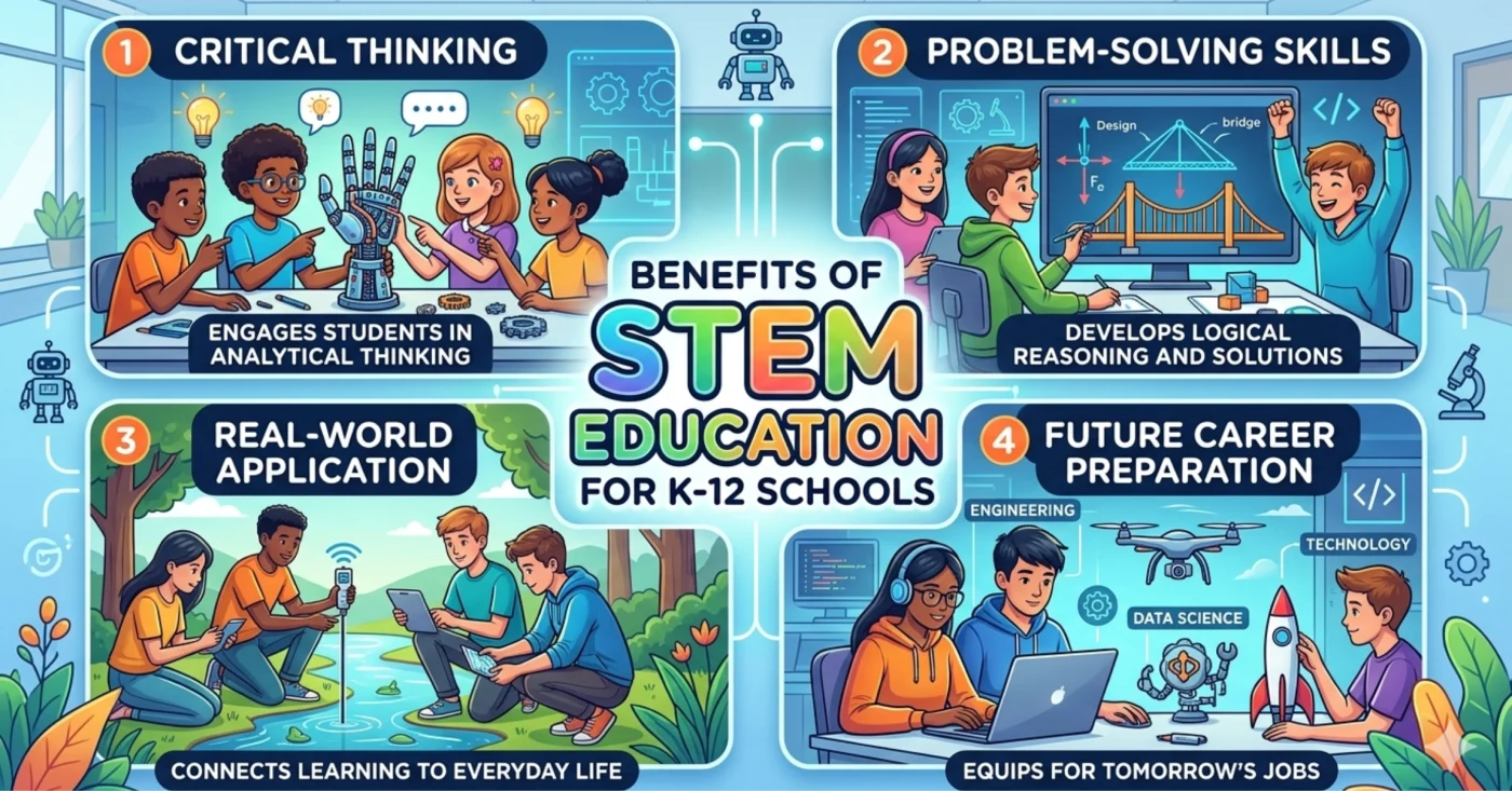 Benefits of STEM Education for K 12 Schools