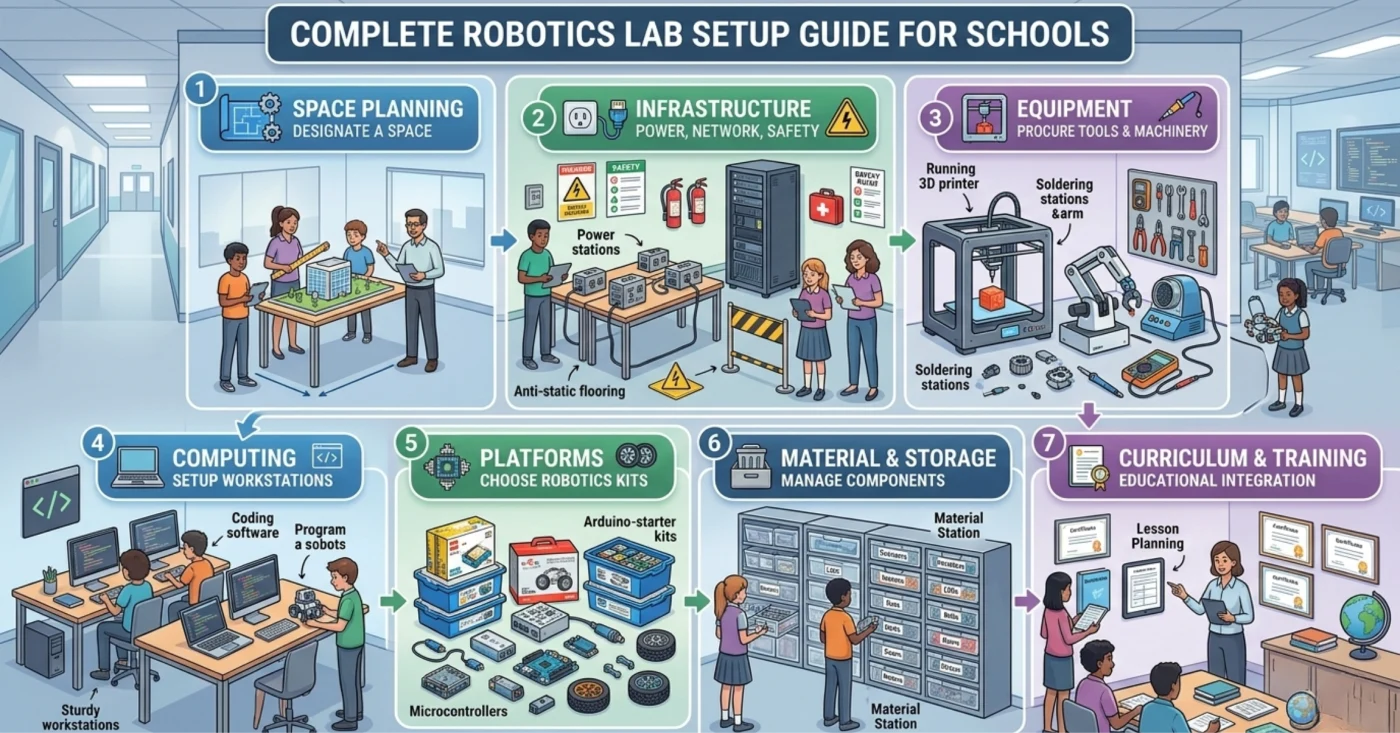 Complete Robotics Lab Setup Guide for Schools