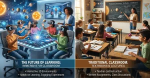 VR Classroom vs Traditional Classroom The Future of Learning 1