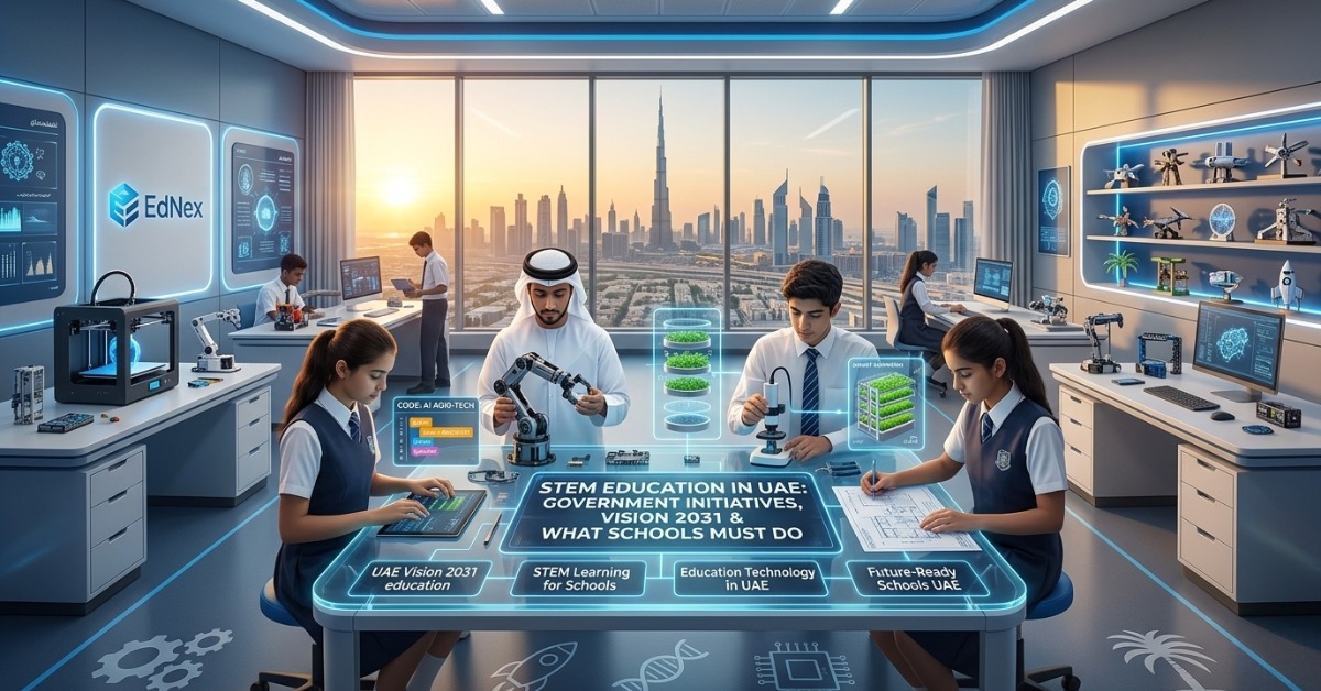 STEM Education in UAE: Government Initiatives, Vision 2031 & What Schools Must Do 1 1 14
