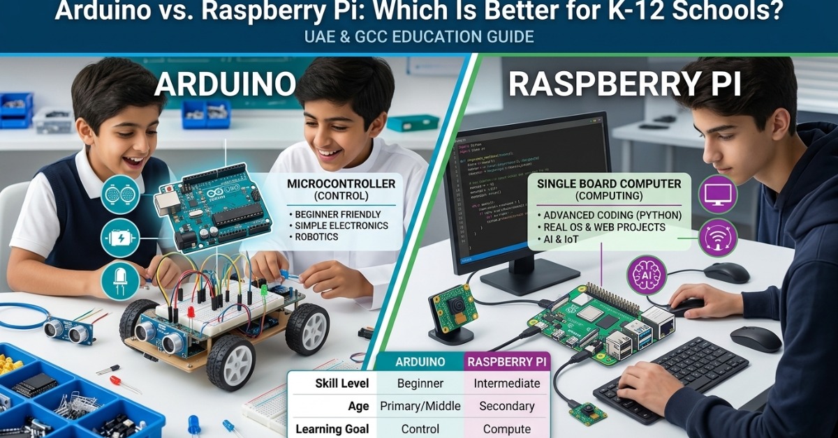 Arduino vs. Raspberry Pi: Which Is Better for K-12 Education?