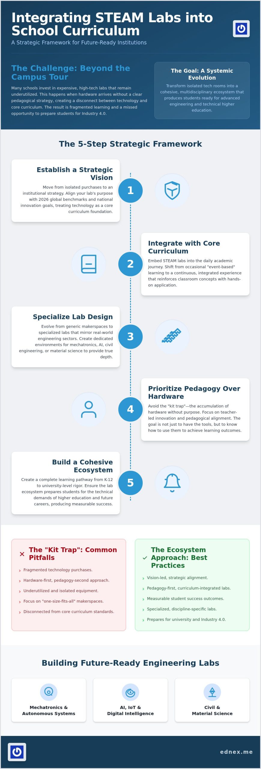 Integrating STEAM Labs into School Curriculum: A Strategic Roadmap for 2026