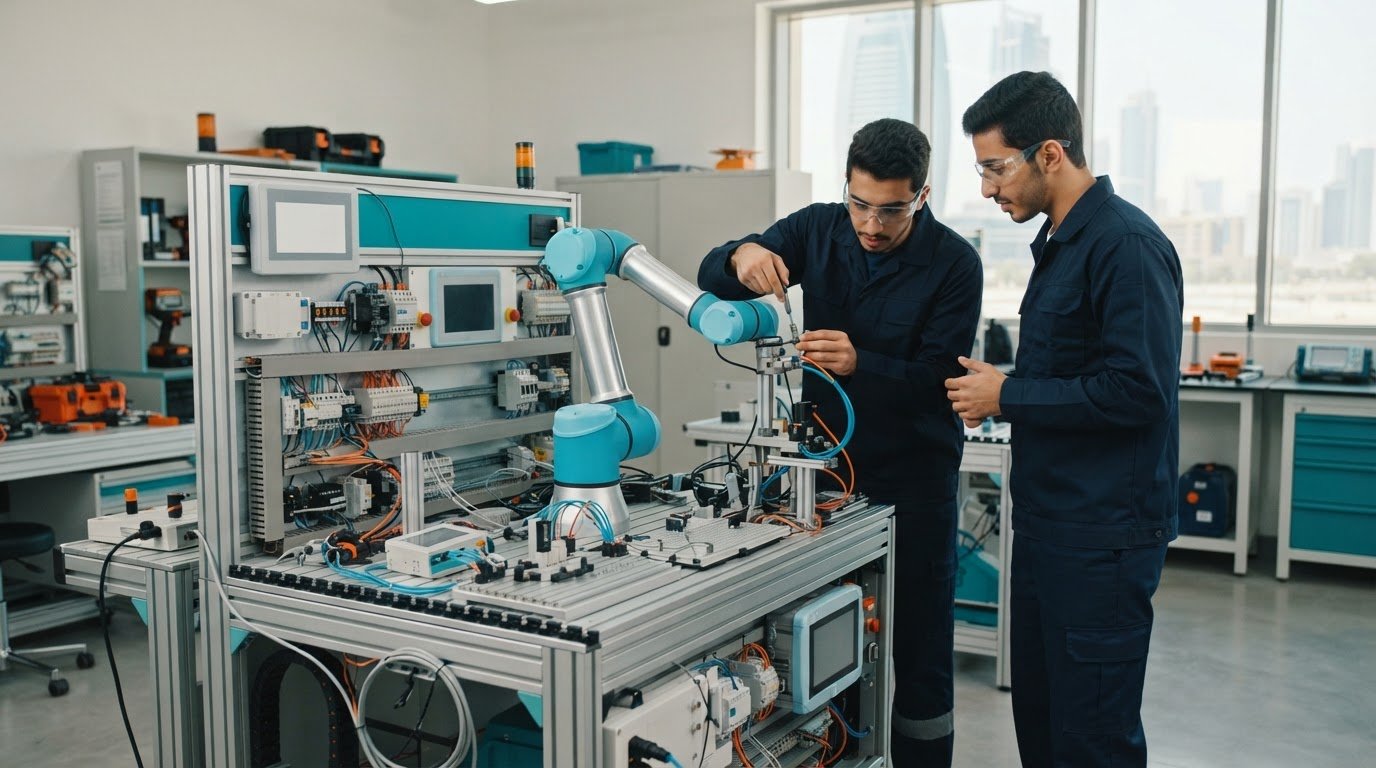 Industrial Robotics Vocational Training in Electrical and Fluid Systems